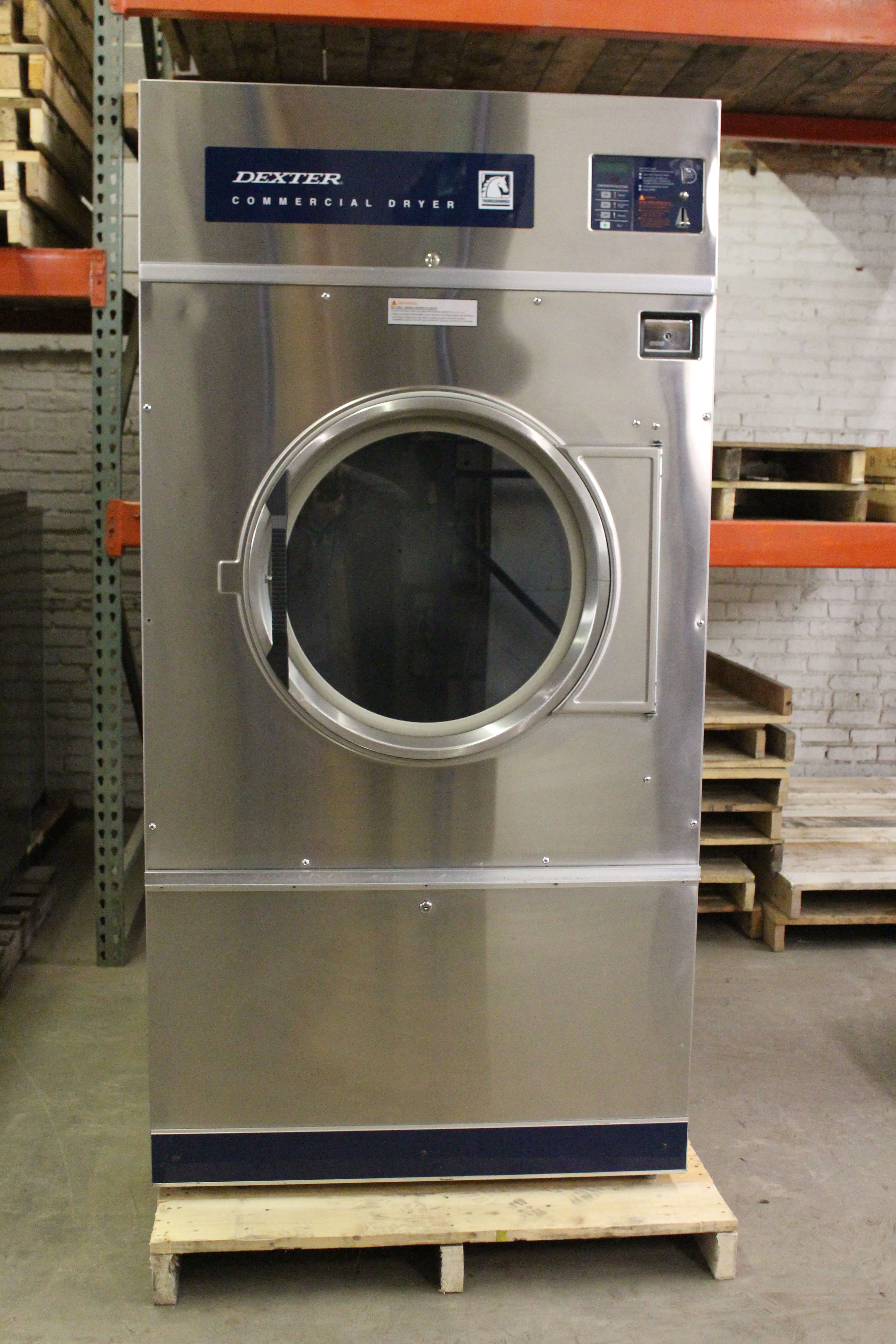 Dexter Used Coin-Operated Dryer DTCK80SS, 80lb - Midwest Laundries Inc