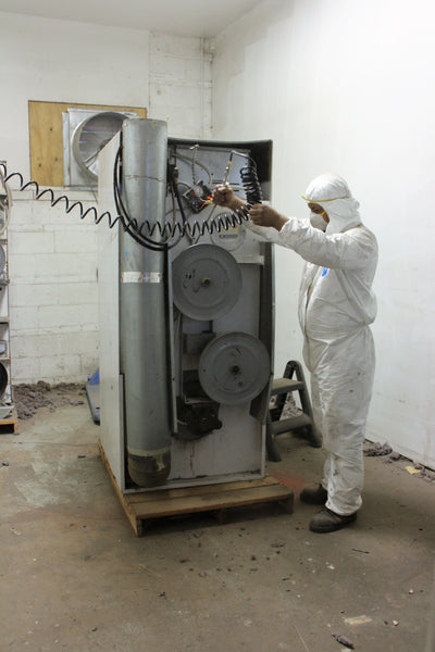 Rebuilt Dryer Blowout Room