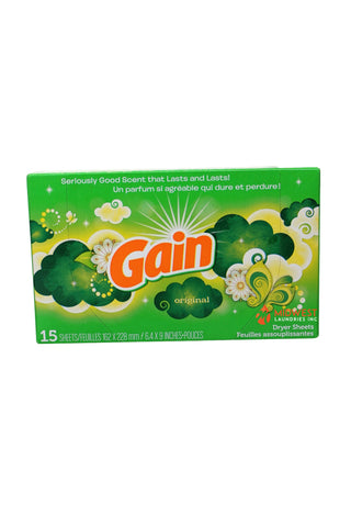 Case of Gain Dryer Sheets 15ct