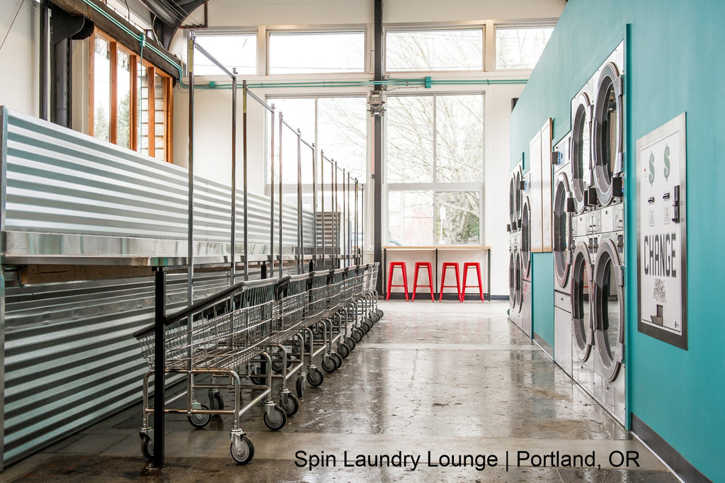 【極美品】LAUNDRY CART WITH POLE RACK CHROME 極美品】LAUNDRY CART WITH POLE RACK CHROME 極美品】LAUNDRY CART