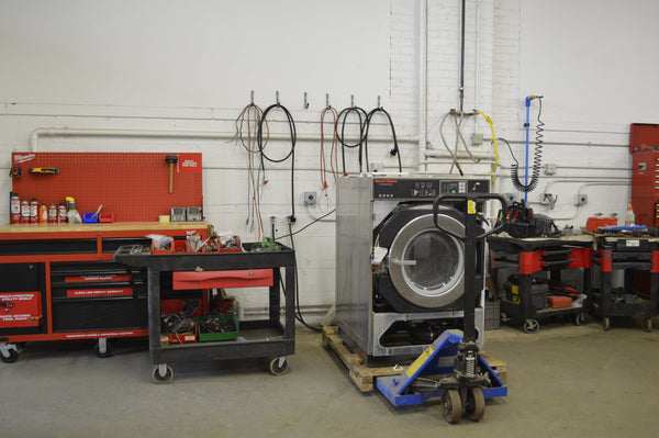 Midwest Laundries Rebuilt Laundromat Equipment Testing Station