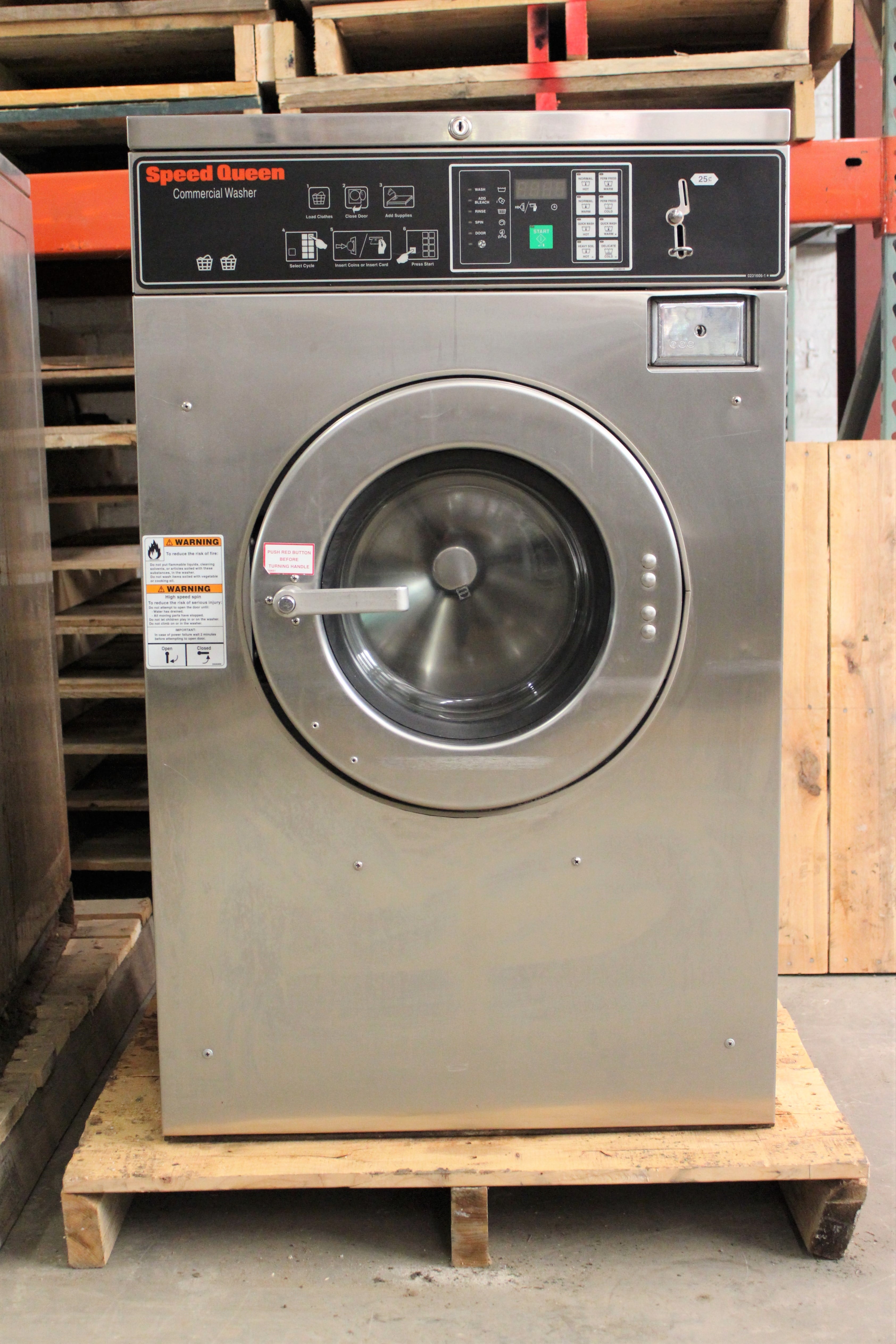 Used 20lb Speed Queen Coin-Operated Washer SC20BC - Midwest